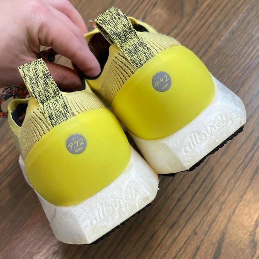 Allbirds Tree Flyers Buoyant Yellow (Blizzard Sole) Women 9 - Picture 10 of 12